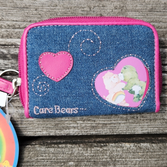 NWT VINTAGE Care Bears Denim Jean Wallet RARE 2004 - Picture 3 of 11